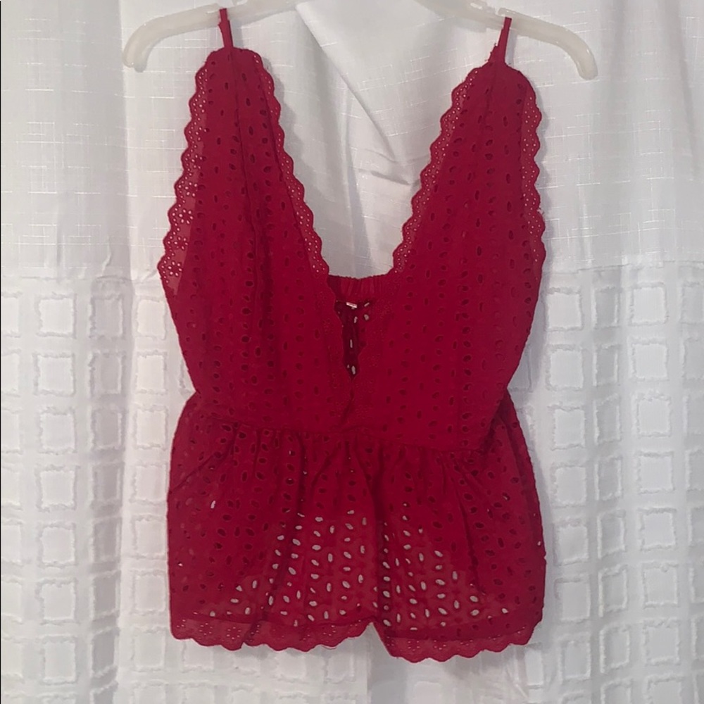 SHEIN peplum tank top